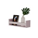 Ver imagem 2 de Prateleira Porta Livro Rosa 70 X 12cm Suporte Invisivel