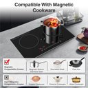Ver imagem 4 de Vbgk Cooktop de Indução 24" 4000w com 2 Queimadores e Controle Touch (preto)