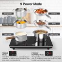 Ver mais imagens de Vbgk Cooktop de Indução 24" 4000w com 2 Queimadores e Controle Touch (preto)