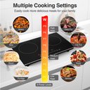 Ver imagem 6 de Vbgk Cooktop de Indução 24" 4000w com 2 Queimadores e Controle Touch (preto)