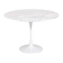 Ver imagem 1 de Mesa Saarinen Tulip Jantar Espírito Santo 90cm Base Branca