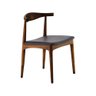 Cadeira Carina de Madeira Escura - 1