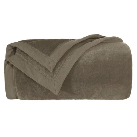 Cobertor Blanket 600 Marrom king Kacyumara