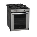 Ver imagem 1 de Fogão a Gás Embutir Gaudí Prisma Vítreo 4Q Inox Venax