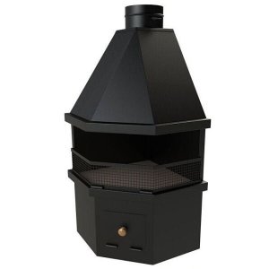 Lareira Clássica de Canto Transfor