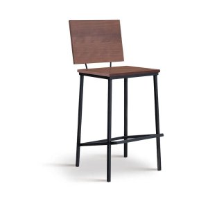 Banqueta Industrial Marcelle Castanho