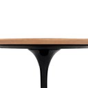 Ver imagem 4 de Mesa Saarinen Tulip Redonda Freijó 107cm Base Preta