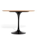 Ver imagem 3 de Mesa Saarinen Tulip Redonda Freijó 107cm Base Preta