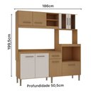 Ver imagem 3 de Armário Multiuso/sapateira 60cm com 2 Portas Brv Móveis