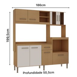 Armário Multiuso/sapateira 60cm com 2 Portas Brv Móveis - 3 Armário Multiuso/sapateira 60cm com 2 Portas Brv Móveis - 3