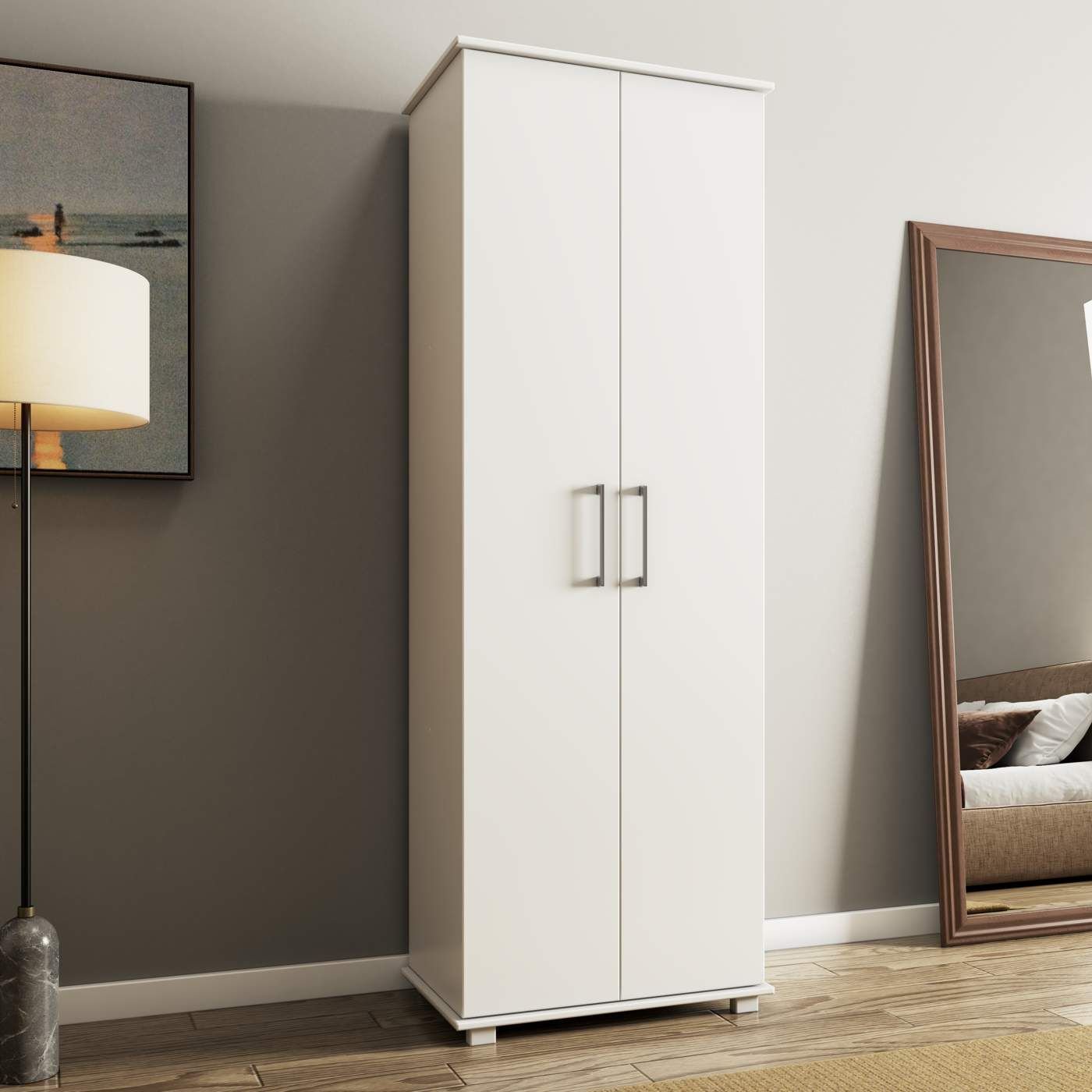 白木 Sapateira 2 Portas 5 Prateleiras Tokio Premium Carioca Móveis