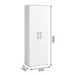 Armário Multiuso/sapateira 60cm com 2 Portas Brv Móveis - 3