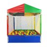 Cama Elástica 3,05/3,10 m Quadricolor  Piscina de Bolinha 1,5 m x 1,5 m =  - 3