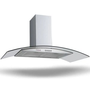 Coifa Gourmet De Parede Safanelli Vidro Curvo 90 Cm 220 V