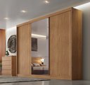 Ver imagem 1 de Guarda-Roupa Diamond 6 Gavetas com 1 Porta Espelhada Cumaru Novo Horizonte