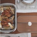 Ver imagem 2 de Assadeira Aço Inox com Tampa de Vidro Cosmos Tramontina