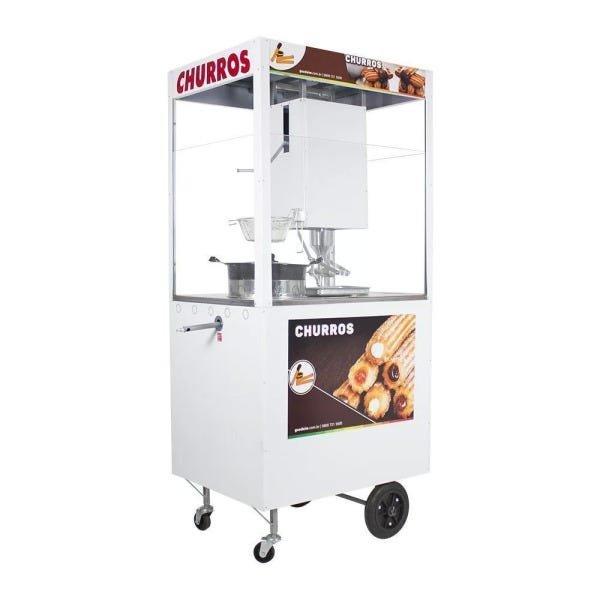 Carrinho de Churros Completo Alsa Branco | MadeiraMadeira
