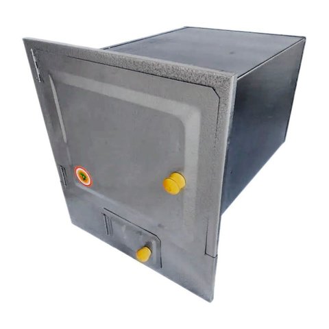 Forno de Chapa Galvanizada N°02 com Cinzeiro 50x30x25cm