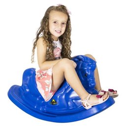 Gangorra Infantil Cavalinho Canguri - Azul - 1