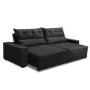 Ver imagem 4 de Sofá Retrátil e Reclinável 5 Lugares 300cm Veludo Antonella Adonai Estofados