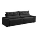 Ver imagem 5 de Sofá Retrátil e Reclinável 5 Lugares 300cm Veludo Antonella Adonai Estofados