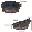 Ver imagem 2 de Chaise Hungria Alumínio Pintura Preta Corda Náutica E12 Trama Original