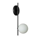 Ver imagem 2 de Arandela Luminária Bari Globo 12 Cm Moderno Preto Fosco Bf Decor Arandela Bari Globo 12
