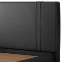 Ver imagem 7 de Cama Casal Flutuante com Cabeceira 140cm Astra S04 Couríssimo Preto - Lyam Decor