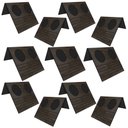 Ver imagem 1 de Kit 11 Esteiras Bandeja Com Suporte Para Copos Para Sofá MDF Tabaco - Gran Belo