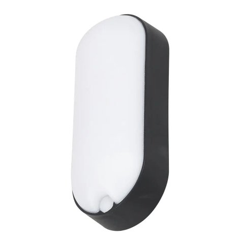 Arandela Tartaruga LED Preta Bivolt 12 W 3000 k Gaya