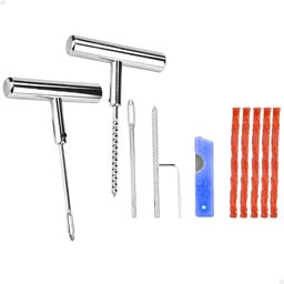 Kit Acessórios Ferramentas Remendo Macarrão para Reparo Pneus Carro Moto sem Câmara de Ar - 6