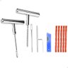 Kit Acessórios Ferramentas Remendo Macarrão para Reparo Pneus Carro Moto sem Câmara de Ar - 6