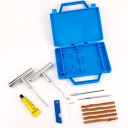 Kit Acessórios Ferramentas Remendo Macarrão para Reparo Pneus Carro Moto sem Câmara de Ar - 3