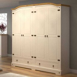 Guarda-Roupa Casal 4 Portas 2 Gavetas Smile Serpil - 1