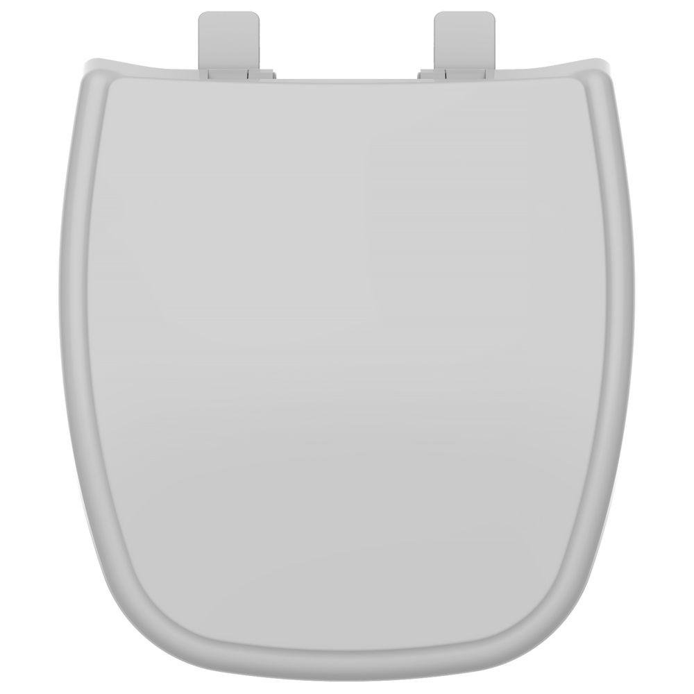 Assento Sanitário Polipropileno Soft Close Versato Cinza Prata para vaso Celite - 1