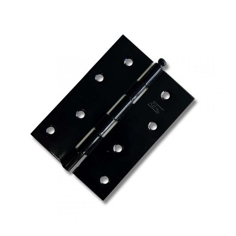 Kit 24 Dobradiça Preta Porta / Janela Pino Solto Real 4"