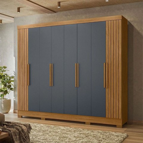 Guarda-roupa Casal 8 Portas 4 Gavetas Diplomata Moval