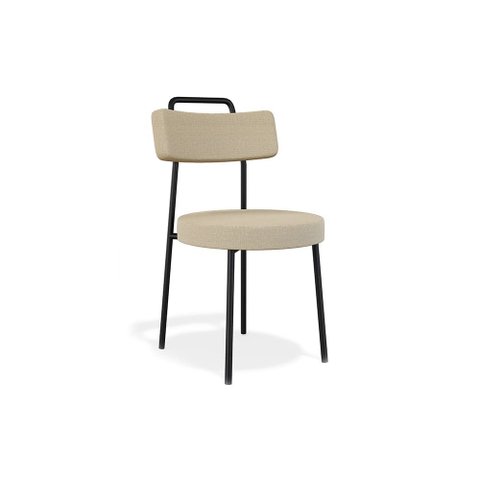 Cadeira Escritório Ster Linho Gengibre - Belliv Decor