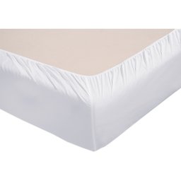 Lençol Padrão Casal Bordado 400 Fios Diamante Branco e Cinza 4pç - 4
