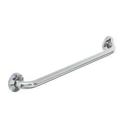 Alça de Apoio Banheiro Barra Reta Inox 40cm Cadeirante Idoso Deficiente Acessibilidade Kit 2 - 4
