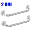 Ver imagem 1 de Alça de Apoio Banheiro Barra Reta Inox 40cm Cadeirante Idoso Deficiente Acessibilidade Kit 2