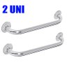 Alça de Apoio Banheiro Barra Reta Inox 40cm Cadeirante Idoso Deficiente Acessibilidade Kit 2 - 1