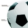 Puff Bola de Futebol Grande - Branco/ Preto - 3