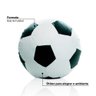 Puff Bola de Futebol Grande - Branco/ Preto - 2
