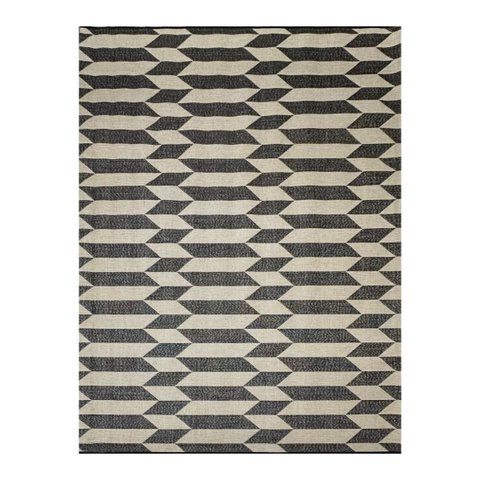 Tapete Sisal Sintético para Sala 150x200 Bege Grafite 01/04