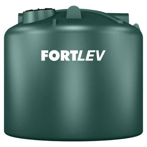 Tanque Polietileno 20.000l Vertical Verde Fortlev