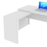 Mesa para Escritório de Canto 3 Gavetas Me4106 Tecno Mobili - Branco - 4