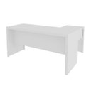 Ver imagem 7 de Mesa para Escritório de Canto 3 Gavetas Me4106 Tecno Mobili - Branco