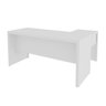 Mesa para Escritório de Canto 3 Gavetas Me4106 Tecno Mobili - Branco - 7
