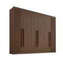 Ver imagem 1 de Guarda Roupa Casal 6 Portas Ripado 7 Gavetas sem Pes Athos D Doro Cinamomo/ripado